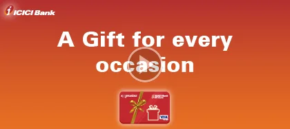 A perfect gift for all occassions - ICICI Bank Expressions Gift Card